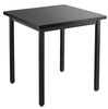 Epoxy Fixed Height Steel Frame Science Table - NPS **30"W x 30"L - Black Frame**