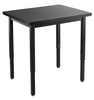 Epoxy Adjustable Height Steel Frame Science Table - NPS **24"W x 30"L - Black Frame**