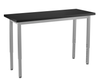 Epoxy Adjustable Height Steel Frame Science Table - NPS **18"W x 48"L - Grey Frame**