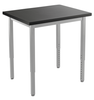 Epoxy Adjustable Height Steel Frame Science Table - NPS **24"W x 30"L - Grey Frame**