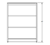 Constellate Library Storage Starter - Smith System 48 inch Height