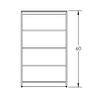 Constellate Library Storage Starter - Smith System 60 inch Height