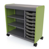 Smith System Cascade Mega Cabinet with Totes and Shelves 
