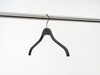 Grip Black Rubber Coat Hangers Pack of 10 - Magnuson GRIP-10