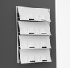 Flap Wall Mounted Magazine Display - Magnuson FLAP
