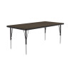 Rectangle Adjustable Height Designer High Pressure Laminate Activity Table, Shown Without Matching Edge Band - Correll