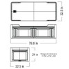 Endurance Bed 1.5 with Side Storage - Cortech 7615 Endurance Bed 1.5 with Side Storage - Cortech 7615
