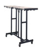 Mega Rak Folding Rack with Shelf and Hooks - Magnuson Group MR-801K