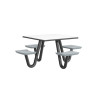 J-Leg Square Anchor Table - Cortech 42SDAB