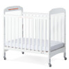 Next Gen Serenity Fixed-Side Compact Wooden Crib - Foundations White/Fixed/ClearView/Slatted