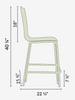 Bushwick Bentwood Counter Chair - NPS BCM