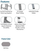Titan Steel Seat Fixed Height Stool - NPS TTSG **Features and Options**