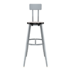 Titan High Pressure Laminate Seat Stool - NPS TTSG **30"H - Adjustable Height with Optional backrest**