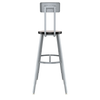 Titan High Pressure Laminate Seat Stool - NPS TTSG **30"H - Adjustable Height with Optional backrest**