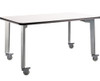 Titan Table with Whiteboard Top - NPS with 4" lock Casters