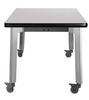 High Pressure Laminate Fixed Height Titan Table - NPS **Casters at 40"H**