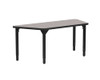 High Pressure Laminate Adjustable Height Heavy Duty Trapezoid Activity Table - NPS High Pressure Laminate Adjustable Height Heavy Duty Trapezoid Activity Table - NPS