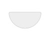 Dry Erase Adjustable Height Heavy Duty Semicircle Activity Table - NPS