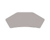 High Pressure Laminate Adjustable Height Heavy Duty Tri Activity Table - NPS **Top View**