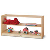 Toddler Fixed Straight-Shelf With See-Thru Back - Jonti-Craft 3903JCPLNC Toddler Fixed Straight-Shelf With See-Thru Back - Jonti-Craft 3903JCPLNC