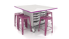 CEF High Pressure Laminate Hideaway Storage Table
**Stools Sold Separately**