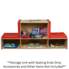 Combo Storage and Reading Bench - Wood Designs WD992067