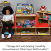 Combo Storage and Reading Bench - Wood Designs WD992067