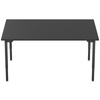 Chem-Res Adjustable Height Heavy Duty Designer Table - NPS **42"W x 60"L - Black Frame**