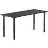 Chem-Res Adjustable Height Heavy Duty Designer Table - NPS **24"W x 60"L - Black Frame**