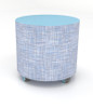 CEF BDCR-1 Bide Upholstered Circle Ottoman
**Casters Sold Separately**