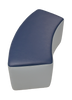 CEF BDCB-1 Bide Upholstered Curve Bench