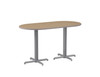 Racetrack Cafe Table with Crisscross Bases - Smith System
40"H Working Height Table
