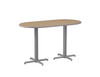 Racetrack Cafe Table with Crisscross Bases - Smith System
42"H Standing Height Table