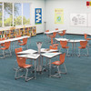 Hierarchy Beam Desk with Porcelain Steel Top - MooreCo - Sold Individually - Props Not Included
