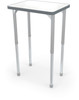 Hierarchy Rectangle Desk with Porcelain Steel Top - MooreCo
