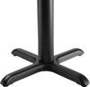 Rectangle Cafe Table with X Base - NPS