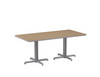 Rectangle Cafe Table with X Base - NPS