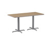 Rectangle Cafe Table with X Base - NPS