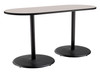 Racetrack Cafe Table with Round Base - NPS