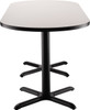 Racetrack Cafe Table with X Base - NPS
