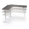 Elate Electric Height Adjustable Left Return Desk - MooreCo