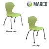 Marco Apex Stacking Chair Leg Colors