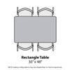 MG Series Rectangle Activity Table and Chairs Bundle - Marco