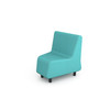 Paragon MTV13LB15 MOTIV 2.0 Soft Seating 30-Degree Single Bench with Back
