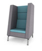 MOTIV 2.0 Soft Seating Single High-Back Arm Chair - Paragon MTV10HA18