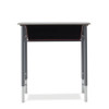Alumni Honor Roll Adjustable Height Desk with Plastic Book Box and Hard Plastic Top 