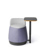Plot Twist Pouf Seat with Backrest and Tablet - OM Seating