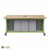 Green Apple - With Power - 2x Bin Storage + 1x Locking Single Storage + 1x Locking Double Storage
Haskell Education MK1BDD2B.4284-GA
Explorer Maker Table