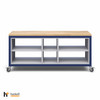 No Overhang - Navy - 2x Open Double Storage, 1x Open Single Storage
Haskell Education CG2S2SS2.2277-EN
Explorer Full Top Cargo Cart