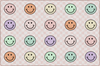Smiley Faces on Pink Sit Spots - Flagship Carpets CA3107